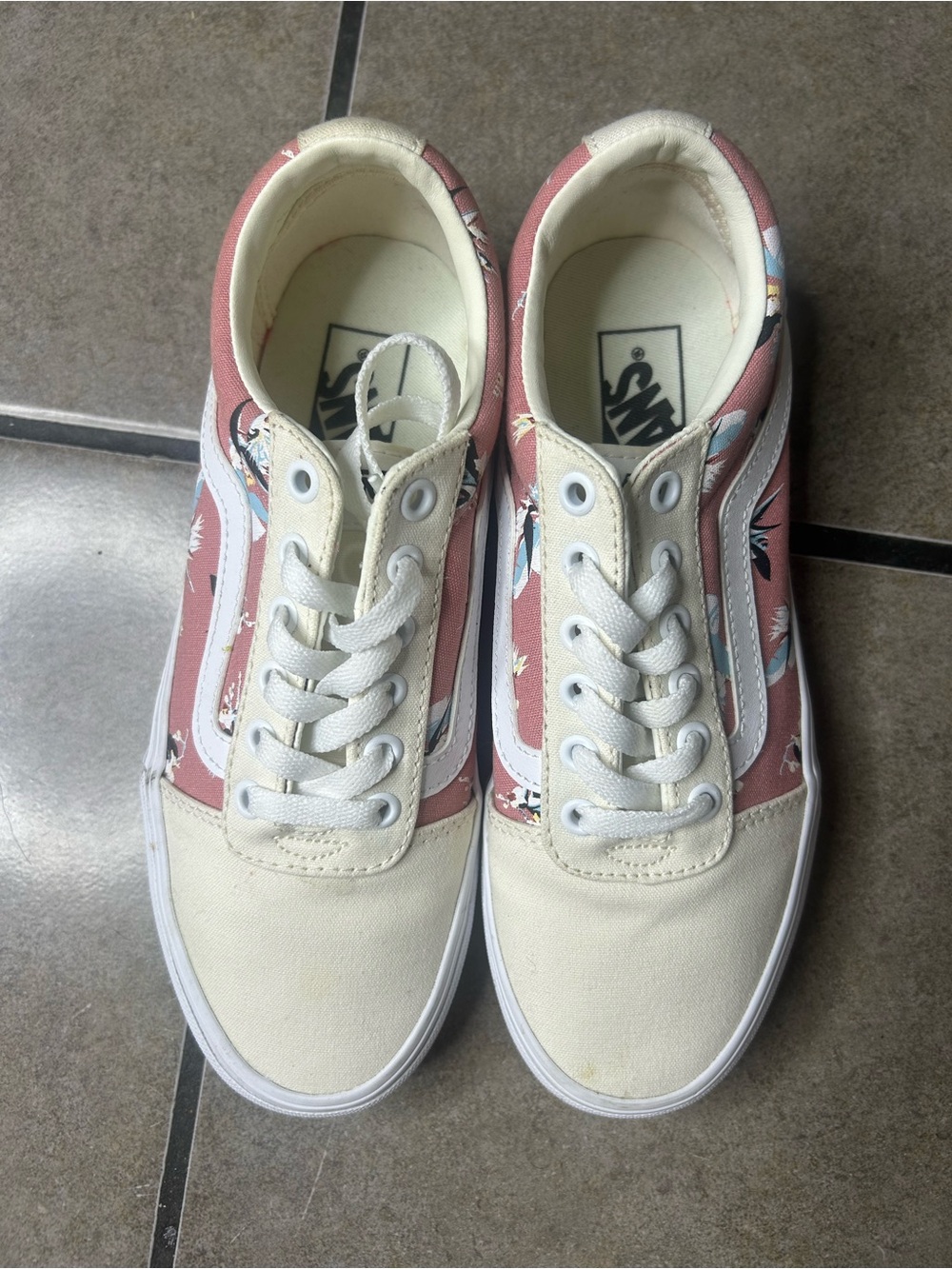Vans Women’s Pink Canvas Old Skool Sneakers